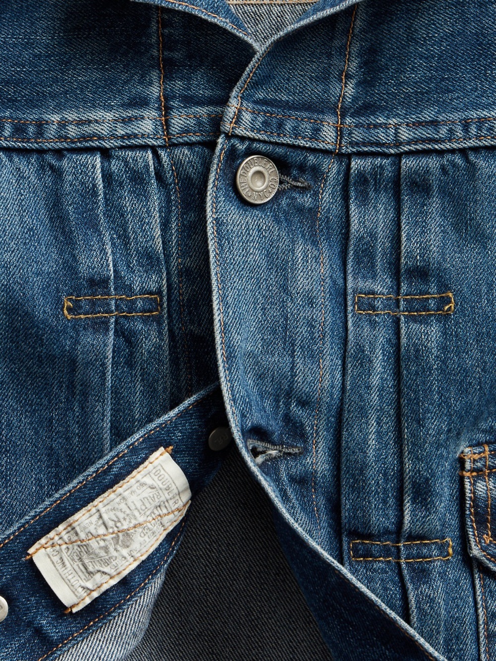 Ralph Lauren RRL | NWOT Cropped Blue Denim Jacket - Picture 10 of 13